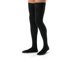 Jobst Men's 30-40mmHg, Closed Toe, Thigh High, Medium, Black