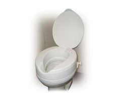 Raised Toilet Seat w/Lid 4" Savannah-style Retail