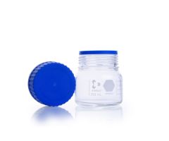 Media Storage Bottle Kimble KIMAX GLS 80 KimCote Wide Mouth Borosilicate Glass 250 mL (8 oz.) 1156641