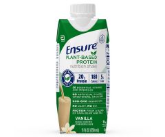 ENSURE, PLANT PROTEIN VANILLA 11OZ (4/PK 3PK/CS)