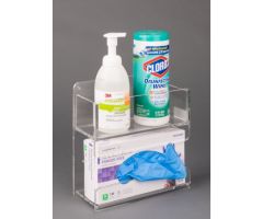 Glove and Wipe Holder Wall Mounted 10-1/4 X 10 Inch PETG Plastic