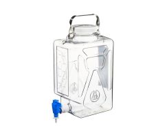 Carboy with Spigot Nalgene Clearboy Rectangular Polycarbonate / Polypropylene 9 Liter