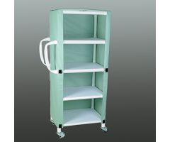 Multi Purpose Cart  4 Shelf with Mint Green Cover - 11767