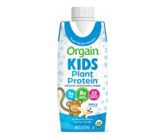 Pediatric Oral Supplement Orgain® Kids Plant Protein™ Nutritional Shake 8 oz. Carton Liquid