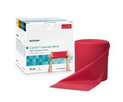 Exercise Resistance Band  CanDo Red 5 Inch X 50 Yard Light Resistance ,1199530