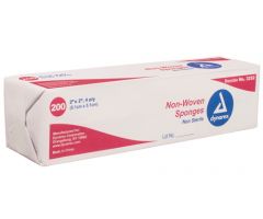 Non-Woven Sponge Sterile 2's 2"x2" 4ply (50-2's/tray)