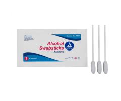 Alcohol Swabsticks, 4", 3 Swabsticks per Packet, 10/25/cs
