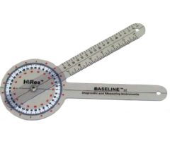 Baseline HiRes Goniometer 12" Plastic 360 Degree