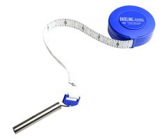Baseline Gulick measurement tape, plastic case, 120"