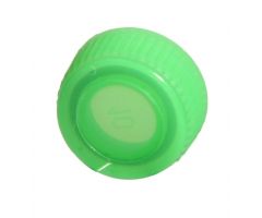 Microcentrifuge Tube Closure Polypropylene Screw Cap with O-Ring Green For Bio Plas Screw Cap Conical Microcentrifuge Tubes (C2817 Series) NonSterile