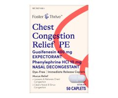 CHEST CONGESTION RELIEF PE, CAPL FT SM (50/BX)