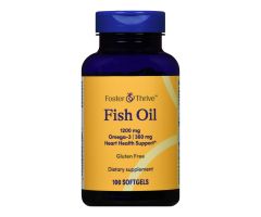 FISH OIL, CAP SGEL FT SM 1200MG (100/BT)