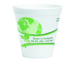 Drinking Cup WinCup 8 oz. White Polystyrene Disposable 1240969CS
