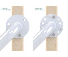Grab Bars St/S White 1.25"x24"