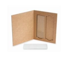 Fisherbrand Microscope Slide Storage Folder Brown 2 Position 36/Pk