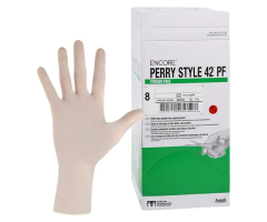 ENCORE Perry Style 42 PF Latex Surgical Gloves 8 Natural 4 BX/CA