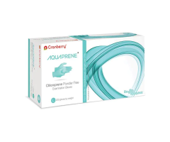 Gloves Chloroprene AquaPrene Latex-Free Powder-Free Large NS Aqua 200/Bx, 10 BX/CA, 1271026BX