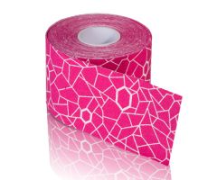 TheraBand Kinesiology Tape,STD Roll,2"x16.4',Pink/White