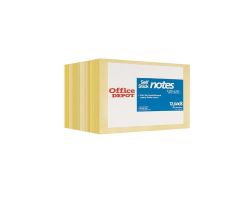 Self-Stick Notes 3" x 5" Yellow 12/Pk