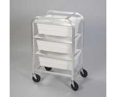 Rolling Rack for 3 Tote Bins 