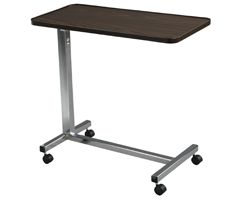 Drive Medical Non Tilt Top Overbed Table-Chrome