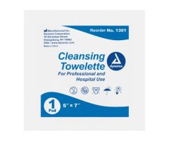 Cleansing Towelettes, 5" x 7", 10/100/cs