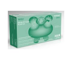 Elephant Nitrile Exam Gloves Small Violet Blue Non-Sterile, 200/Box