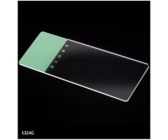Frosted Microscope Slide 25x75mm Green 1440/Ca