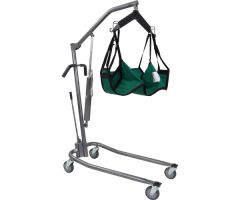 Patient Lift-Manual Silvr Vein w/6-Pt Cradle & Chains-Drive