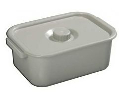Commode Pail Bariatric Gray
