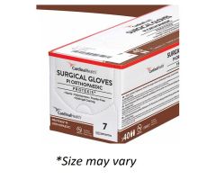 Protexis PI Polyisoprene Surgical Gloves 7 Brown, 40Pr/Box
