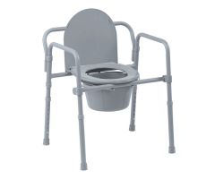 Commode, Folding Steel 3-in-1 Comp Edge Line (Drive),Cs/4