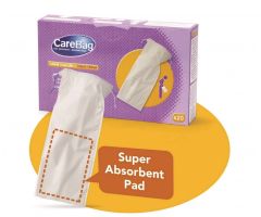CareBag Men's Urinal Bag w Super Absorb Pad Box 20