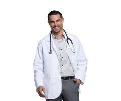 Men's Consultation Lab Coat, White, Size S