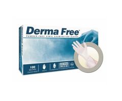 MICROFLEX Derma Free Vinyl Exam Gloves Medium Clear Non-Sterile 100/Bx