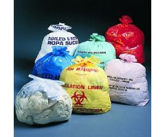 Biohazard Laundry Bag McKesson 30 - 33 gal. Yellow 8 X 23 X 41 Inch