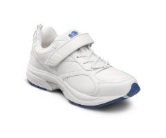 Spirit Athletic Shoes with Hook-and-Loop Closure, White, Women's Size 7.5 Medium