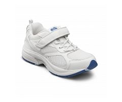 Victory Athletic Shoes with Hook-and-Loop Closure, White, Women's Size 10 Extra Wide