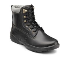 Boss Work Boots, Black, Men's Size 8 Extra Wide