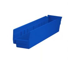 Shelf Bin, 4x4x18, Blue

