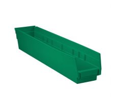 Shelf Bin, 4x4x24, Green
