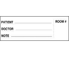 Spine ID Insert Card - 2-1/2" x 3-1/2" - Patient - White
