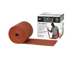 CanDo latex-free exercise band, yellow, 50 yard dispenser
