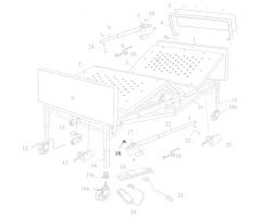 Quick Release Spring Knob For Bed Motor