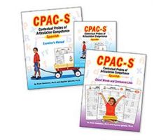 Contextual Probes of Articulation Competence   Spanish (CPAC-S) Test Only Kit