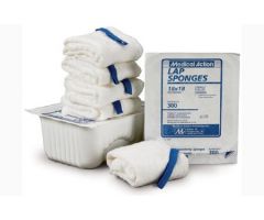 Surgical Laparotomy Sponge Cotton 4 X 18 Inch 5 Count Rigid Tray Sterile