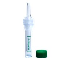 Multivette 600 Lithium heparin LH, 600 l, cap green, screw cap