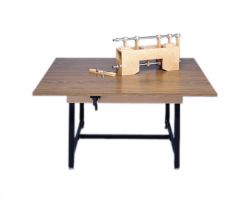 CanDo manual hi-lo work table, 48" x 60"