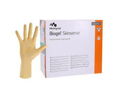 Gloves Polychloroprene Biogel Skinsense Latex-Free Powder-Free Sz 7 Strl 50pr/Bx, 4 BX/CA, 1596938CA