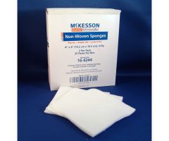 McKesson 16-4244 Medi-Pak Sterile Non-Woven Sponges-1200/Case